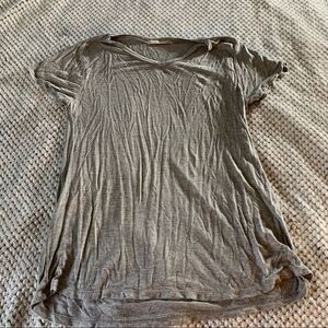 NWOT soft gray tee size SMALL